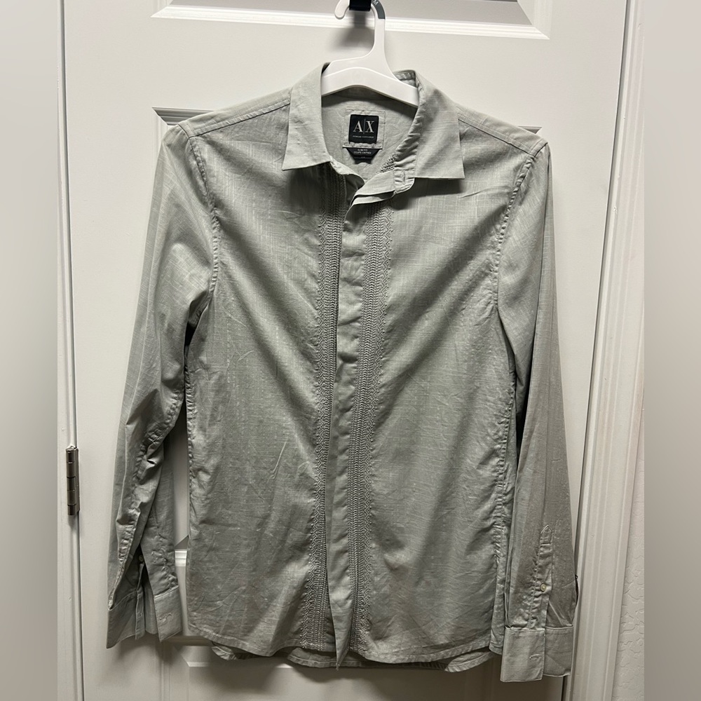 Armani Exchange linen casual shirt